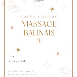 Massage Balinais (1h - 75€) (1h15 - 90€) (1h30 - 110€)