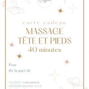 Massage Tête et Pieds (40 min)