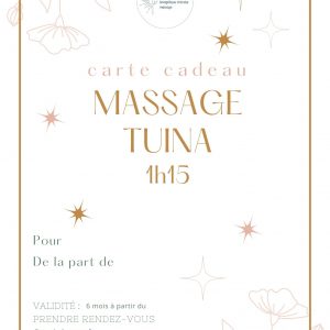 Massage Tuina (1h15)