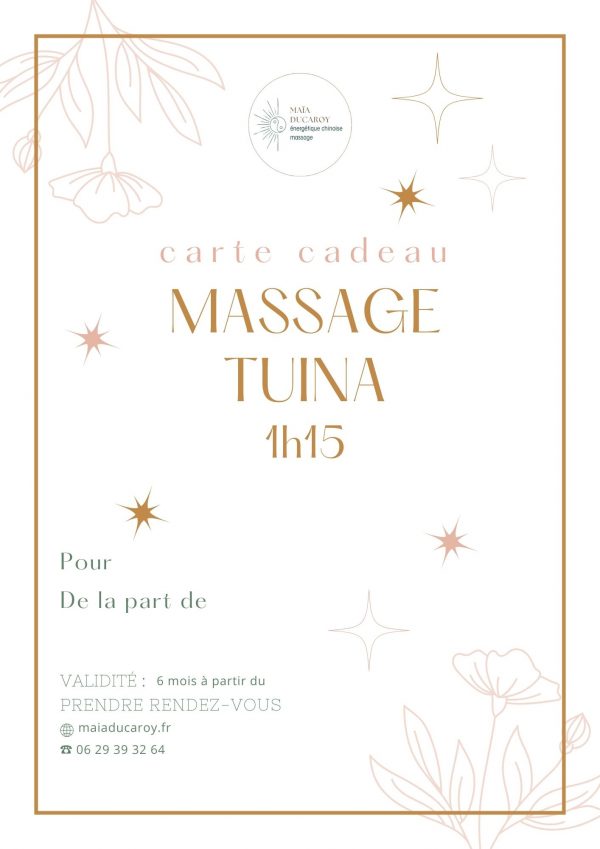 Massage Tuina (1h15)